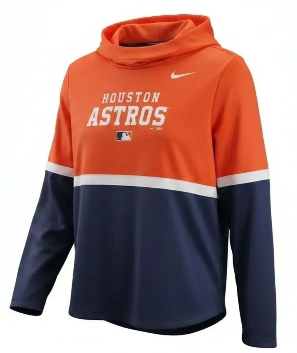 Nike Women's Houston Astros Authentic Collection Dri-Fit Hoodie